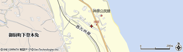 長崎県松浦市御厨町北平免周辺の地図