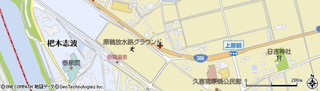 原鶴温泉郵便局 ＡＴＭ周辺の地図