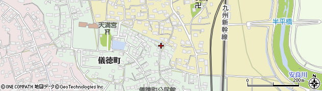 佐賀県鳥栖市儀徳町2805周辺の地図