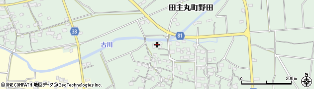 福岡県久留米市田主丸町野田750周辺の地図