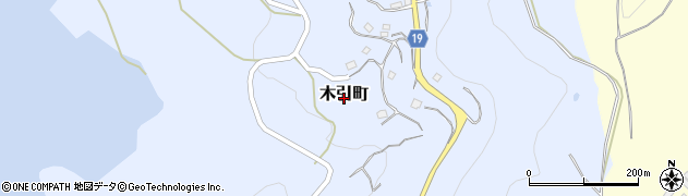 長崎県平戸市木引町周辺の地図