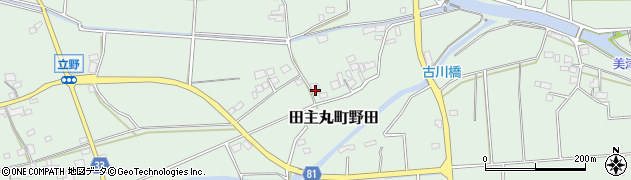 福岡県久留米市田主丸町野田1133周辺の地図
