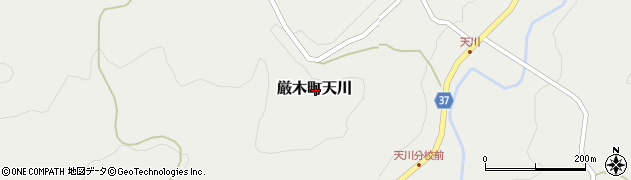佐賀県唐津市厳木町天川周辺の地図