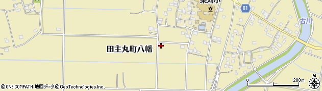 福岡県久留米市田主丸町八幡1161周辺の地図