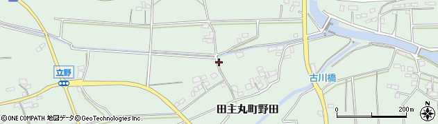 福岡県久留米市田主丸町野田1107周辺の地図
