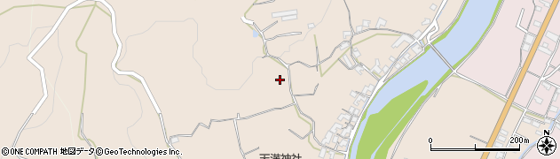 大分県日田市財津町周辺の地図