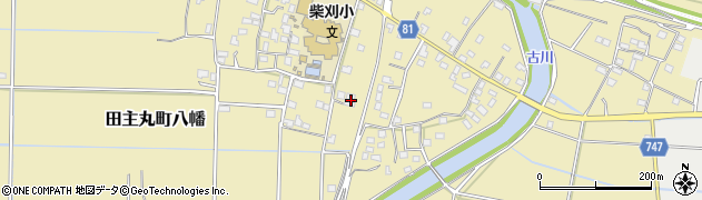 福岡県久留米市田主丸町八幡808-1周辺の地図