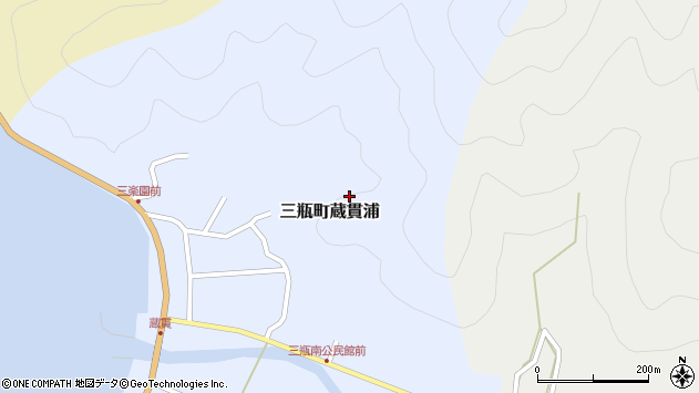 〒796-0912 愛媛県西予市三瓶町蔵貫浦の地図