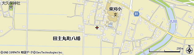 福岡県久留米市田主丸町八幡1156周辺の地図