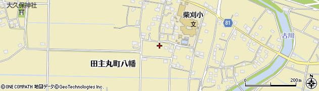 福岡県久留米市田主丸町八幡1155周辺の地図