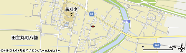 福岡県久留米市田主丸町八幡448周辺の地図