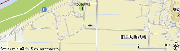 福岡県久留米市田主丸町八幡1296周辺の地図