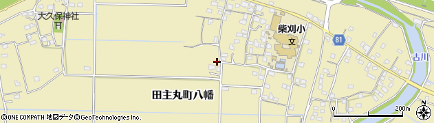 福岡県久留米市田主丸町八幡1128周辺の地図