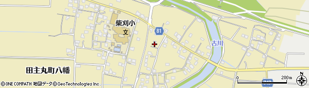 福岡県久留米市田主丸町八幡389周辺の地図