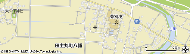 福岡県久留米市田主丸町八幡886周辺の地図