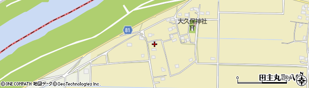 福岡県久留米市田主丸町八幡1382周辺の地図