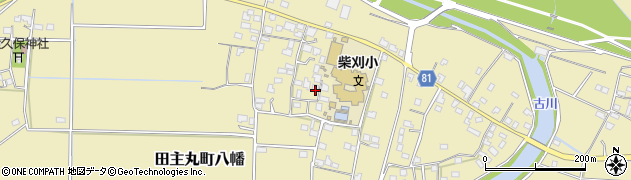 福岡県久留米市田主丸町八幡868周辺の地図