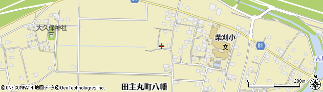 福岡県久留米市田主丸町八幡1119周辺の地図