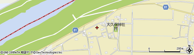 福岡県久留米市田主丸町八幡1338周辺の地図