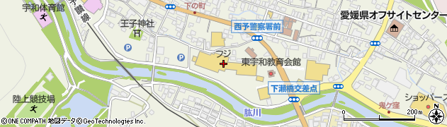 ダイソーフジ宇和店周辺の地図