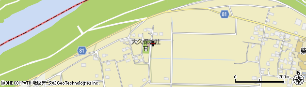 福岡県久留米市田主丸町八幡1295周辺の地図