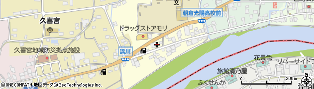 福岡県朝倉市杷木古賀1818周辺の地図