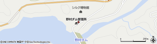 国土交通省四国地方整備局野村ダム管理所周辺の地図