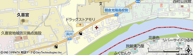 福岡県朝倉市杷木古賀1837周辺の地図