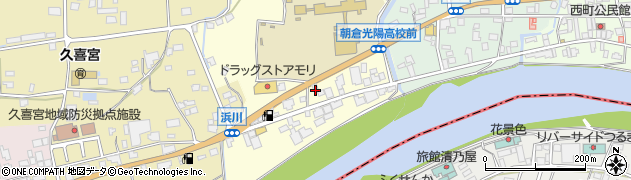 福岡県朝倉市杷木古賀1835周辺の地図