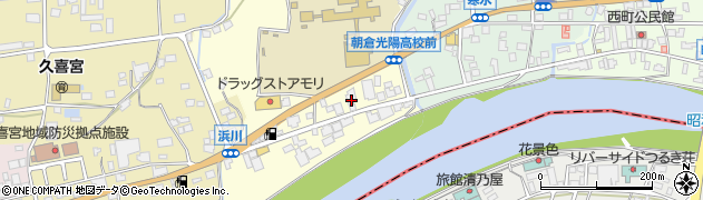 福岡県朝倉市杷木古賀1840周辺の地図