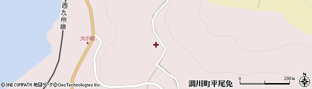 長崎県松浦市調川町平尾免452周辺の地図
