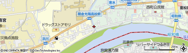 福岡県朝倉市杷木古賀1854周辺の地図