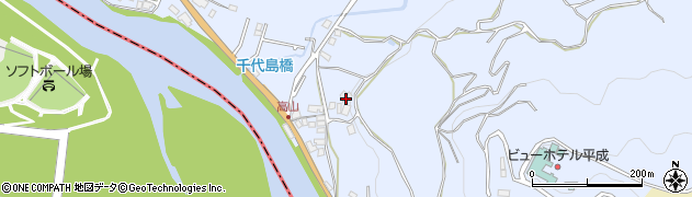 福岡県朝倉市杷木志波317周辺の地図