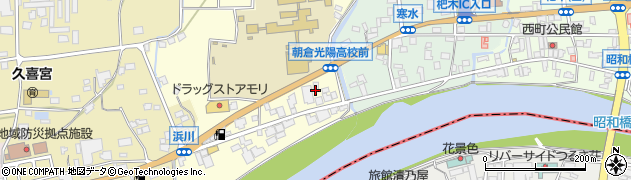 福岡県朝倉市杷木古賀1844周辺の地図