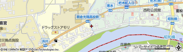 福岡県朝倉市杷木古賀1853周辺の地図
