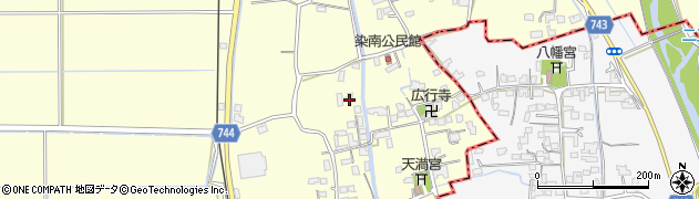 福岡県久留米市北野町中川806周辺の地図