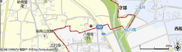 福岡県久留米市北野町中川293周辺の地図