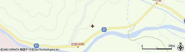 佐賀県神埼市脊振町広滝（岩屋）周辺の地図
