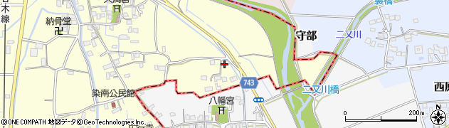 福岡県久留米市北野町中川289周辺の地図