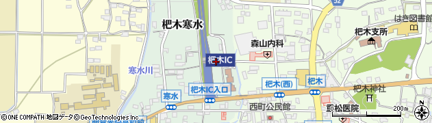 福岡県朝倉市杷木寒水119周辺の地図