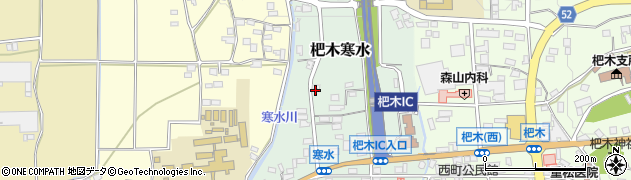 福岡県朝倉市杷木寒水107周辺の地図