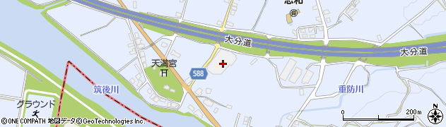 福岡県朝倉市杷木志波4960周辺の地図