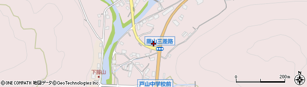 大分県日田市藤山町周辺の地図