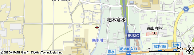福岡県朝倉市杷木古賀1726周辺の地図