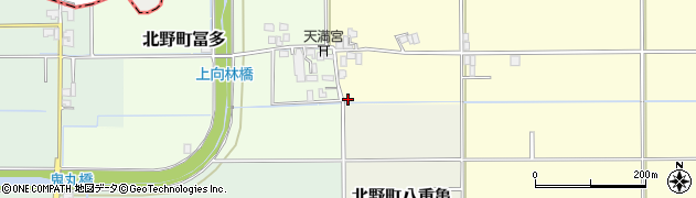 福岡県久留米市北野町中川1457周辺の地図