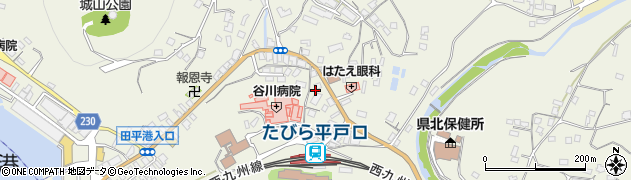 平戸警察署平戸口警察官駐在所周辺の地図