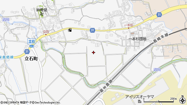 〒841-0075 佐賀県鳥栖市立石町の地図