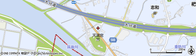 福岡県朝倉市杷木志波5021周辺の地図