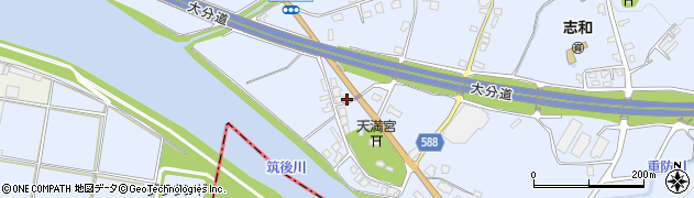 福岡県朝倉市杷木志波5029周辺の地図