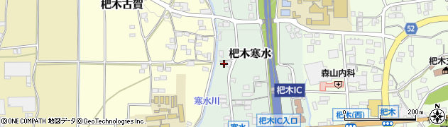 福岡県朝倉市杷木寒水32周辺の地図